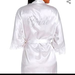 Bridal Bundle~ 2 Frames, Silk Robe & Glass